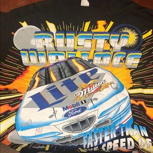 Vintage rare NASCAR Rusty Wallace Speed of Lite tee